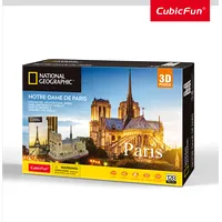 Cubicfun 3D Puzle National Geographic - Parīzes Dievmātes katedrāle  Ds0986H 6944588209865
