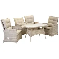 Dārza mēbeļu komplekts Emerald galds, dīvāns, 2 krēsli  10534 4741243105348