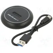 Docking station Usb 3.1 Gen 2 Pnp black  Qoltec-52275 52275