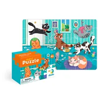 Dodo mini puzzle Trakie kaķi, 300284  4060602-1443 4820198242626