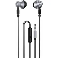 Dudao Metal Wired Earbuds 3.5Mm Mini Jack Gray X2C-Gray X2C-Grey  6973687241414