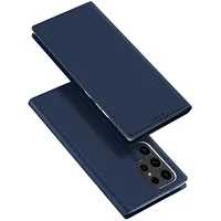 Dux Ducis Skin Pro case for Samsung S24 Ultra with flap - blue  Blue 6934913021606