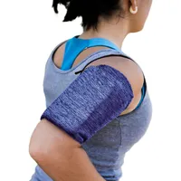 Elastic fabric armband for running fitness Xl navy blue Cloth  9145576258026