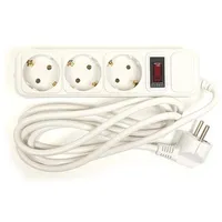 Extension cord 1.8M, 3 sockets, with switch  Ppsa10M18S3 9990000610006