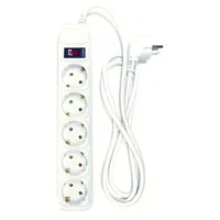 Extension cord 1.8M, 5 sockets, with switch  Ppsa10M18S5 9990000610020