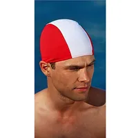 Fabric swimcap for men Fashy 3241 04 red/white  645Fa324104 4008339034143