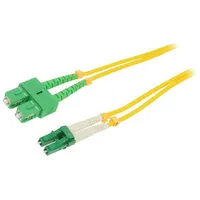Fiber patch cord Lc/Apc,Sc/Apc 1M Optical fiber 9/125Um Lszh  Qoltec-54035 54035