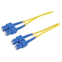 Fiber patch cord Sc/Upc,Both sides 5M Optical fiber 9/125Um  Qoltec-54003 54003