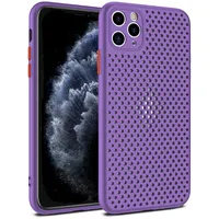 Fusion Breathe Case Silikona Aizsargapvalks Priekš Apple iPhone 12  Pro Violets / 4752243011072 Fsn-Br-Bc-Iph12-Pu