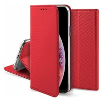 Fusion Magnet Book Case grāmatveida maks Xiaomi Redmi A1  A2 sarkans 4752243038048 Fsn-Mgt-Xra1-Re