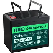 Green Cell Cube Lifepo4 50Ah 12.8V 640Wh Lithium Iron Phosphate Battery for Camper, Golf Cart,Wind Power Plant  Lfpgc12V50Ah 5904326374867