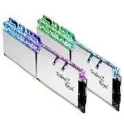 G.skill Tridentz Royal Rgb Ddr4 2X16Gb 3600Mhz Cl18 Xmp2 Silver F4-3600C18D-32Gtrs  4713294223067 Sagsk4G32Triz61