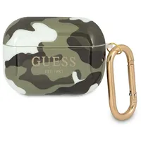 Guess Guapucama Airpods Pro cover zielony khaki Camo Collection  3666339010126