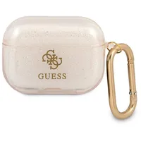 Guess Guapucg4Gd Airpods Pro cover gold Glitter Collection  Gue001367 3666339009885