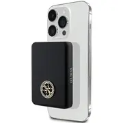 Guess Gupbm5Al4Dmk ārējais akumulators Powerbank  5000 mAh 15W Magsafe melns 3666339172152 85076000