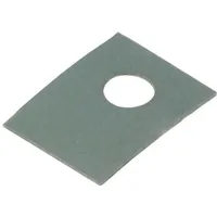 Heat transfer pad silicone Sot32 0.45K/W L 11Mm W 8Mm 6.5Kv  Wk/32 Wk 32