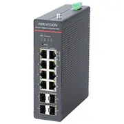 Hikvision Ds-3T1512Hp-Si-8P4Fkit240W network switch Managed Gigabit Ethernet 10/100/1000 Power over Poe Black  100661576 6936422147730 Wlononwcrsr02