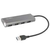 Hub Usb A socket x4,USB plug 3.0 Pnp 5Gbps  Ua0307