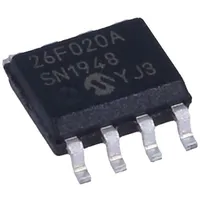 Ic Flash memory 2Mbflash Spi,Sqi 104Mhz 2.33.6V So8 serial  26Vf020A-104I/Sn Sst26Vf020A-104I/Sn