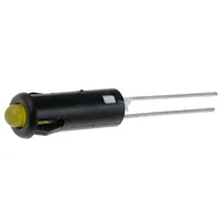 Indicator Led prominent yellow Ø5.2Mm Ip40 for Pcb Øled 3Mm  Skrd051