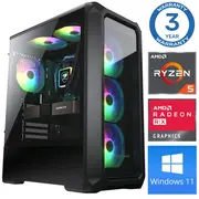 Intop Ryzen 5 5500 16Gb 500Ssd M.2 Nvme Rx580 8Gb Win11  7777411539555 Rw39555Wh