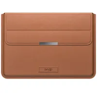 Invzi Leather Case / Cover with Stand Function for Macbook Pro/Air 15/16 Brown  Ca121 754418838488 050532