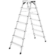 Kāpnes divpusējās D60 Standardline / alumīnija 2X7 pakāpieni  038657007 4007126865717