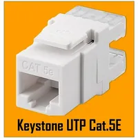 Keystone modulis Cat5E Utp var lietot ar Ss-1Xrj45-Pr vai Ss-2Xrj45-Pr  Eln335001 3100000008765