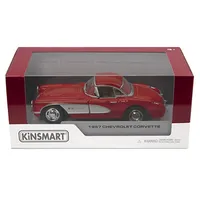 Kinsmart Miniatūrais modelis - 1957 Chevrolet Corvette, izmērs 134  Kt5316 4743199053162