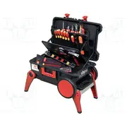 Tools set general purpose case for electricians 1Kv 82Pcs.  Wiha.45734 45734