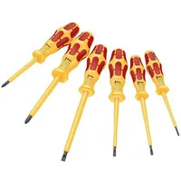 Kit screwdrivers insulated Phillips,Slot 6Pcs.  Wera.05051575001 05051575001