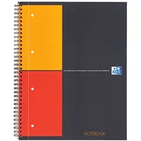 Klade ar spirāli Oxford International Notebook perforēta A4 formāts, 80 lapas, rūtiņu  100-07448 3020120012018