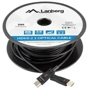 Lanberg Hdmi Cable M/M V2.1 10M Optical Aoc Black  Ca-Hdmi-30Fb-0100-Bk 5901969440898 Kbalaehdm0062
