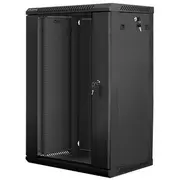 Wall-Mounted Rack 19 inches 18U 600X450Mm black  Wf01-6418-10B 5901969403213 Nulagr18U000001