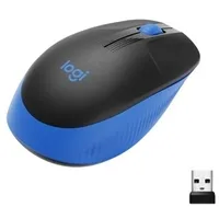 Logitech M190 Full-Size Wireless Mouse, Rf Wireless, 1000 Dpi, Blue  910-005907 509920609184