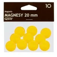 Magnēti 20 mm,  dzeltena krāsa Pl Gr25840