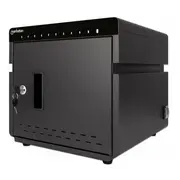 Manhattan iPad to 11 10-Bay Charging Cabinet Desktop via Usb-C, Also other tablets and smartphones With device Usb-C cable, Bays 264X22X235Mm, Device charging cables not included Suggest cable 354868, Cart, Lockable, Eu/Uk power cords  715942 766623715942 Tabmnhlad0003