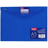 Mape-Aploksne ar pogu Patio Pp, A5 formāts, zila  150-02874 5907690881238