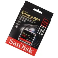 Memory card Extreme Pro Compact Flash R 160Mb/S W 140Mb/S  Sdcfxps-256G-X46
