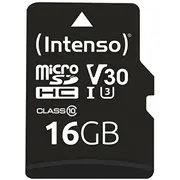 Memory Micro Sdhc 16Gb C10/W/Adapter 3433470 Intenso  4034303022304