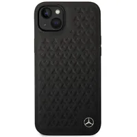Mercedes Genuine Leather Star Case for iPhone 14 Plus Black  Mehcp14M8Rempk 3666339081591