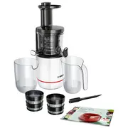 Bosch Mesm500W juice maker Slow juicer 150 W Black, White  4242002956015 Agdboswol0001