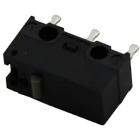 Microswitch Snap Action 0.1A/30Vdc without lever Spdt Pos 2  D2F-01-D3