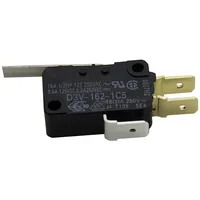 Microswitch Snap Action 16A/250Vac 10A/30Vdc with lever Ip40  D3V-163-3C5