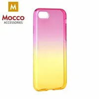 Mocco Gradient Back Case Silikona Apvalks Ar Krāsu Gradientu Priekš Apple iPhone X Rozā - Dzeltena  Mc-Grad-Iphx-Roye 4752168018941