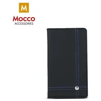 Mocco Smart Focus Book Case Grāmatveida Maks Telefonam Lg K10 2017 X400 / M250N Melns Zils  Mo-Fo-Lg-K1017-Bk-Bl 4752168020371