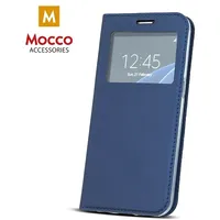 Mocco Smart Look Magnet Book Case Grāmatveida Maks Ar Lodziņu Telefonam Apple iPhone X / Xs Zils  Mc-Smw-Iphx-Bl 4752168021590