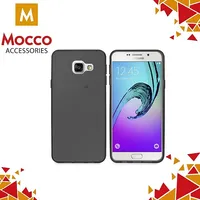 Mocco Ultra Back Case 0.3 mm Aizmugurējais Silikona Apvalks Priekš Samsung G955 Galaxy S8 Plus Caurspīdīgs-Melns  Mc-Bc-Sa-G955-Bl 4752168011270