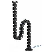 Neomounts Cable Spine Organizer For Sit/Stand Desk Frames, Magnet Mounted, Black  Ads06-132Bl 8721246340126