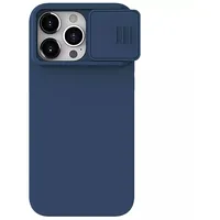 Nillkin Camshield Silky Silicone Case for Iphone 15 Pro Max navy  Pok057938 6902048266582